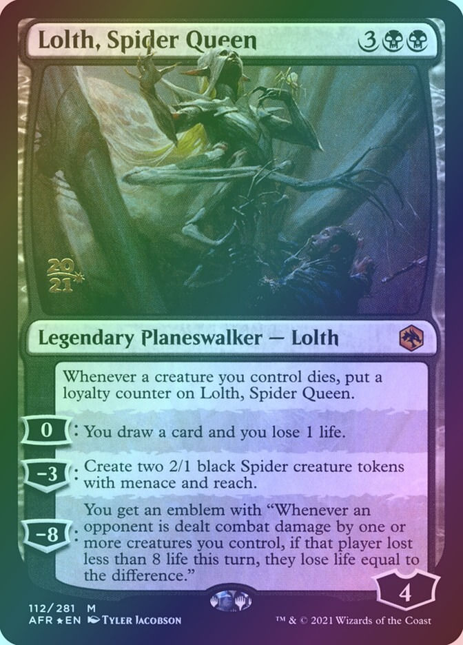 Lolth, Spider Queen (PAFR) (112s) / Foil