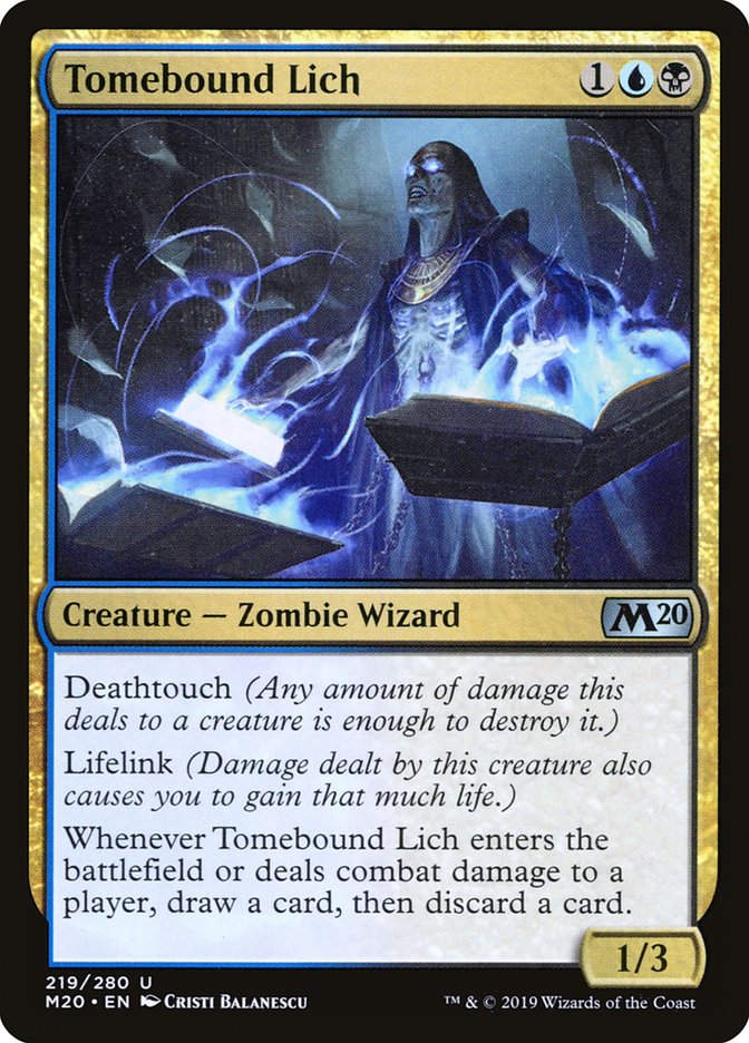 Tomebound Lich (M20) (219)