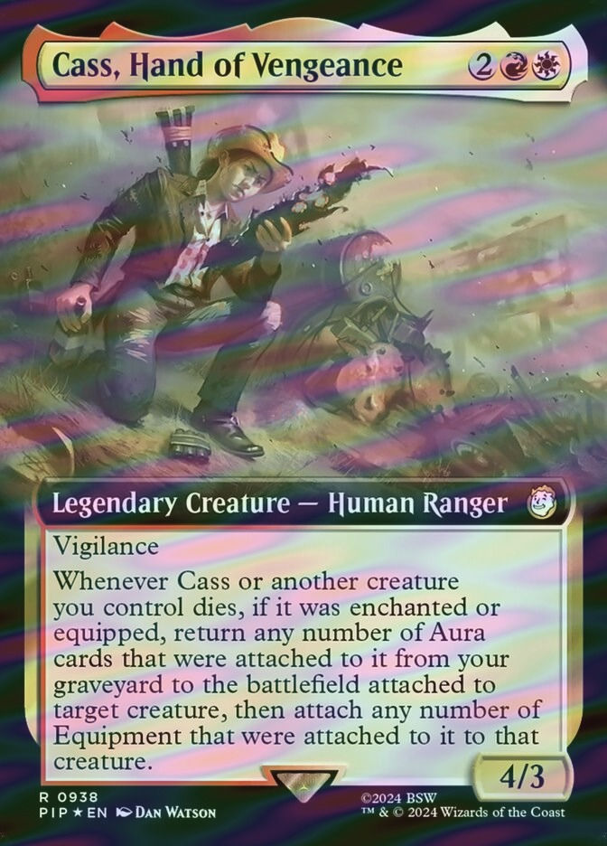 Cass, Hand of Vengeance (PIP) (938) / Extended Art / Surge Foil