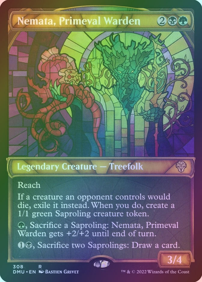 Nemata, Primeval Warden (DMU) (308) / Showcase / Foil