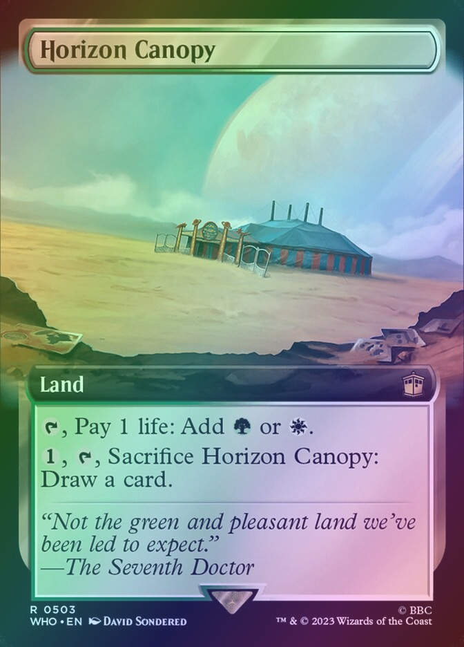 Horizon Canopy (WHO) (503) / Extended Art / Foil