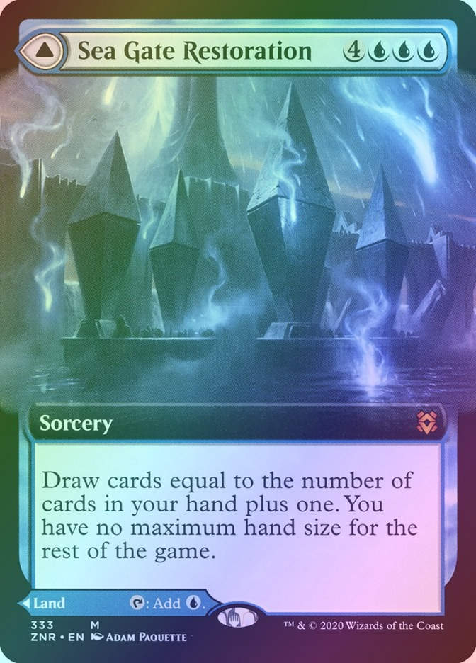 Sea Gate Restoration // Sea Gate, Reborn (ZNR) (333) / Extended Art / Foil