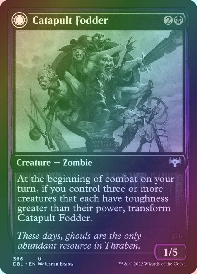 Catapult Fodder // Catapult Captain (DBL) (366) / Foil