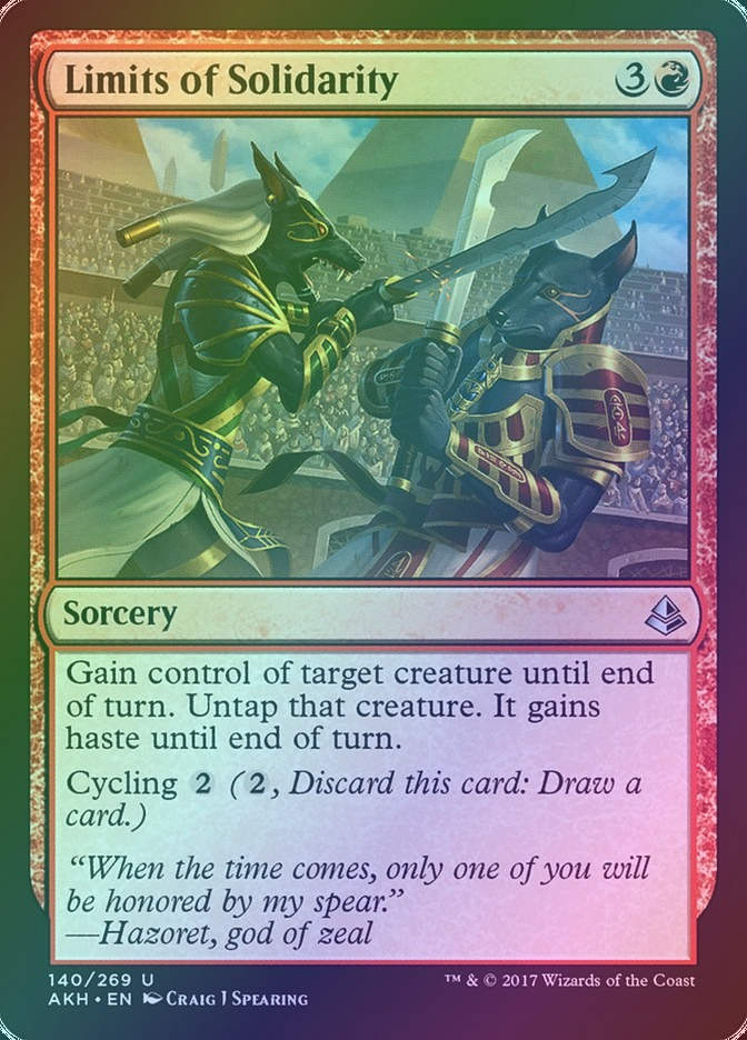 Limits of Solidarity (AKH) (140) / Foil