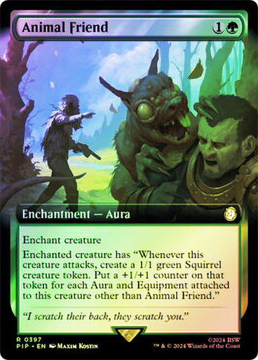 Animal Friend (pip) (397) / Extended Art Foil