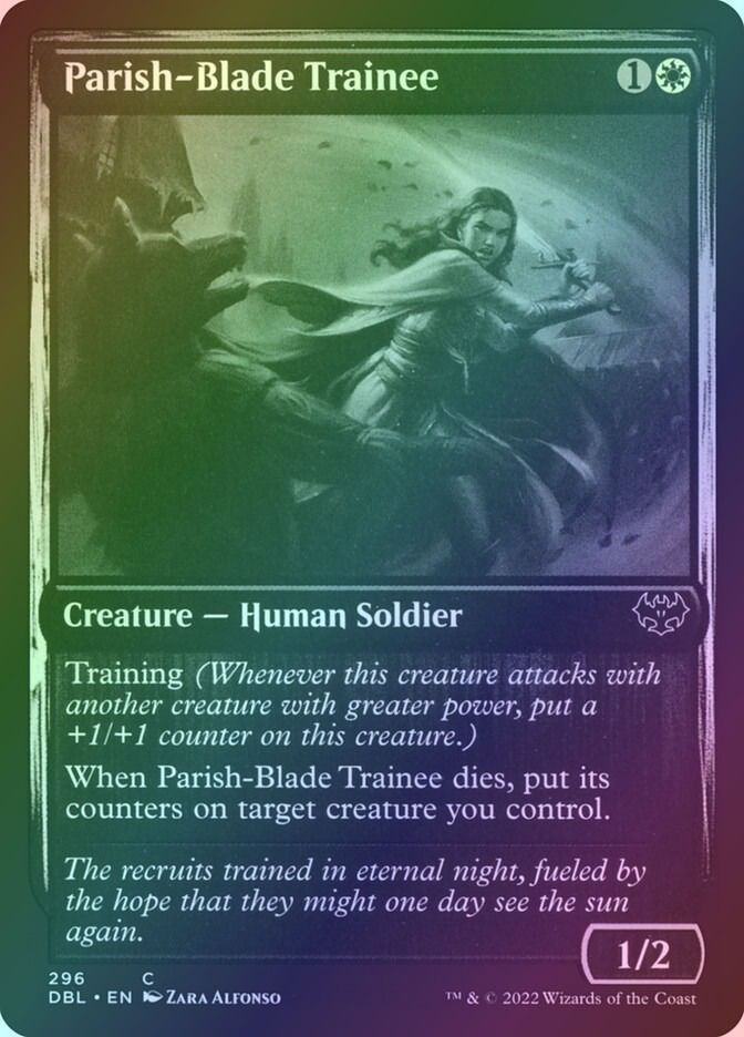 Parish-Blade Trainee (DBL) (296) / Foil