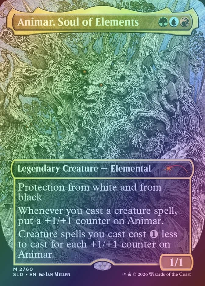 Animar, Soul of Elements (SLD) (2760) / Borderless / Foil