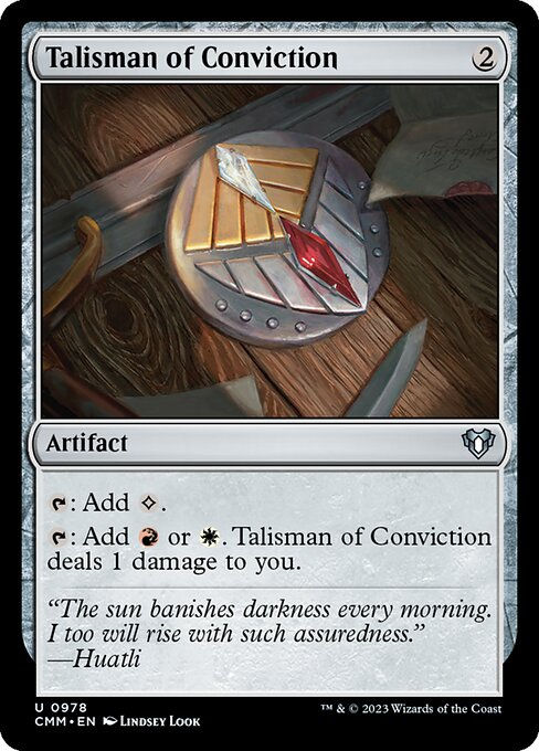 Talisman of Conviction (cmm) (Commander Deck)