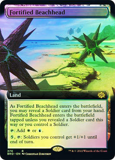 Fortified Beachhead (BRO) / Extended Art Foil