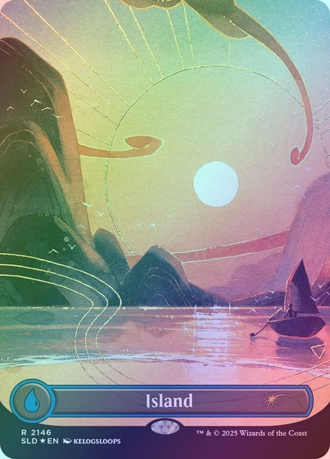 Island (SLD) (2146) / Borderless / Foil