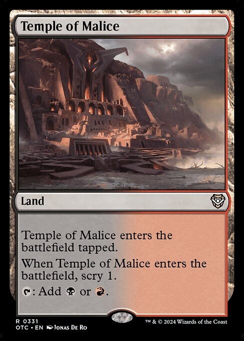Temple of Malice (otc) (331)