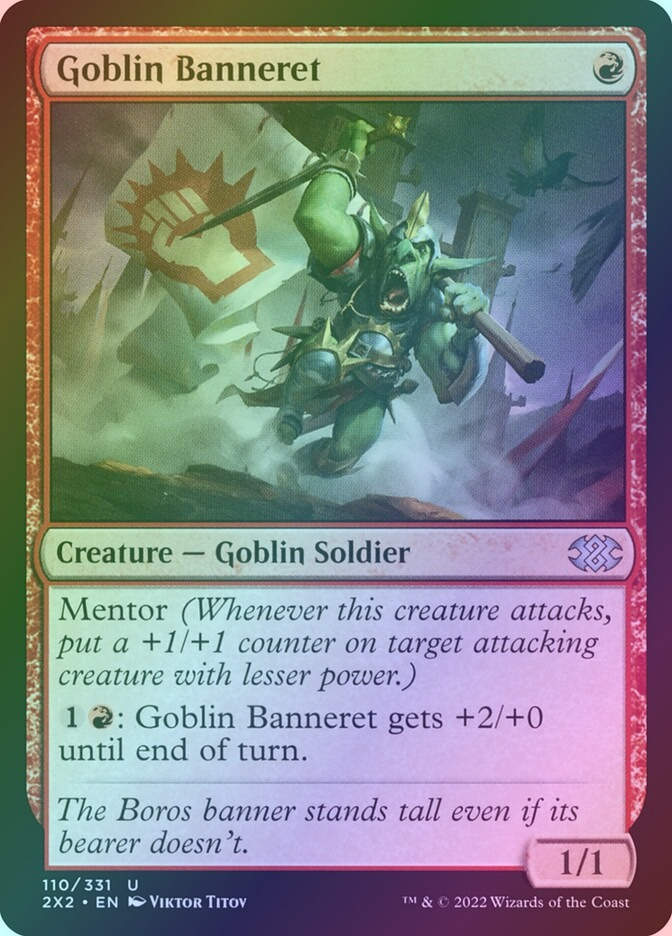 Goblin Banneret (2X2) (110) / Foil