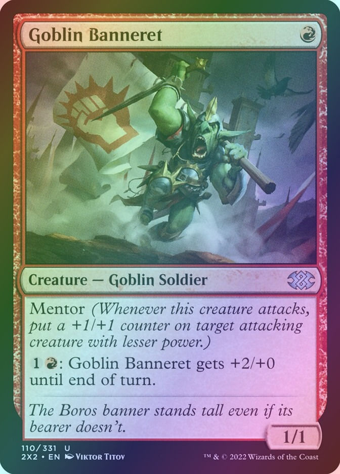 Goblin Banneret (2X2) (110) / Foil