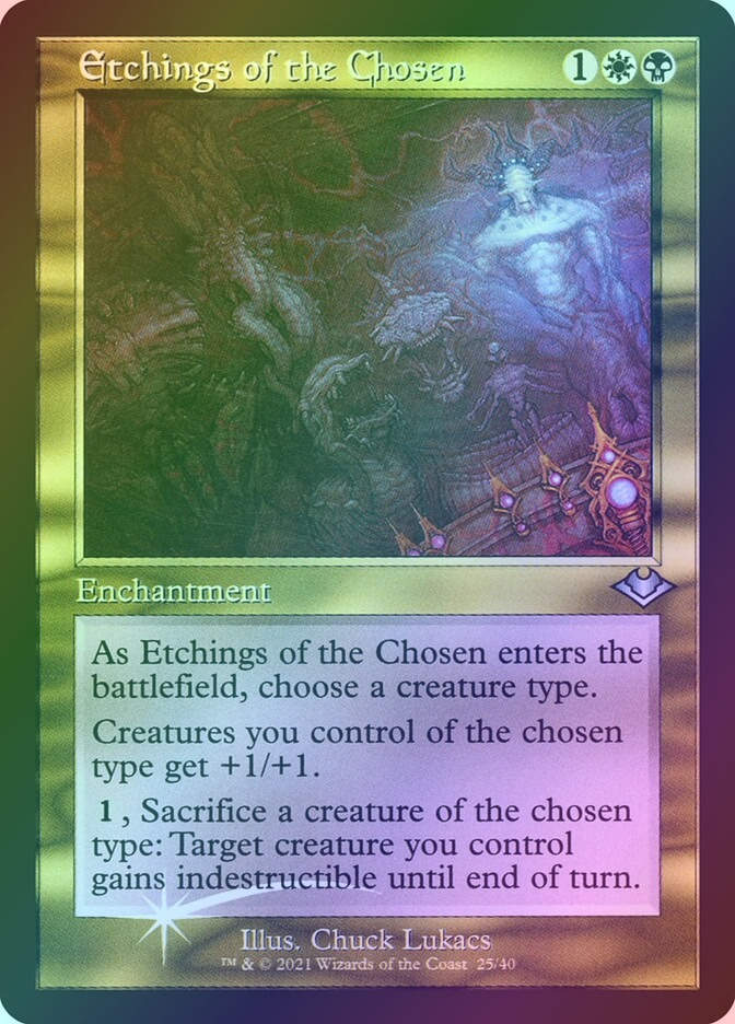 Etchings of the Chosen (H1R) (25) / Foil