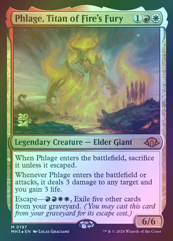 Phlage, Titan of Fire's Fury (PMH3) (197s) / Foil