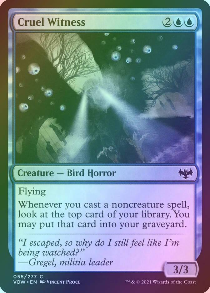 Cruel Witness (VOW) (55) / Foil