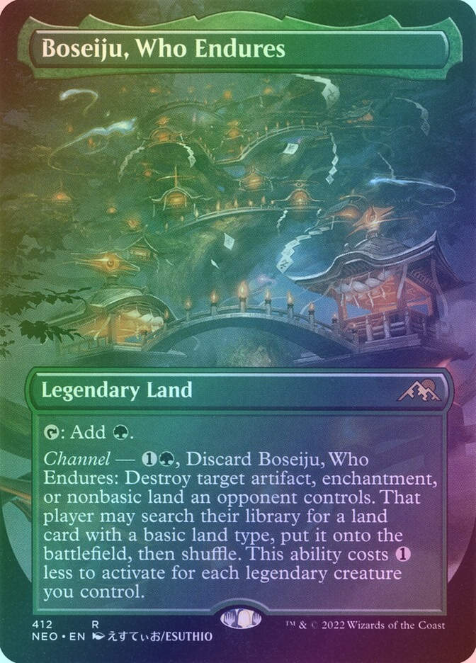 Boseiju, Who Endures (NEO) (412) / Borderless / Foil