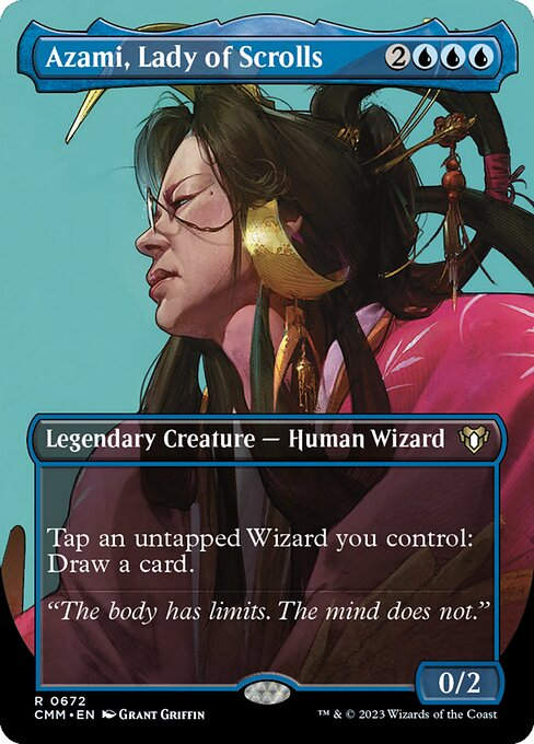 Azami, Lady of Scrolls (cmm) / Borderless