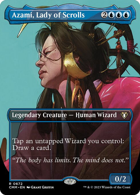 Azami, Lady of Scrolls (cmm) / Borderless