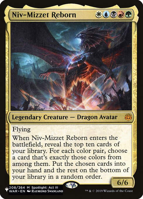 Niv-Mizzet Reborn (PLST) (WAR-208)