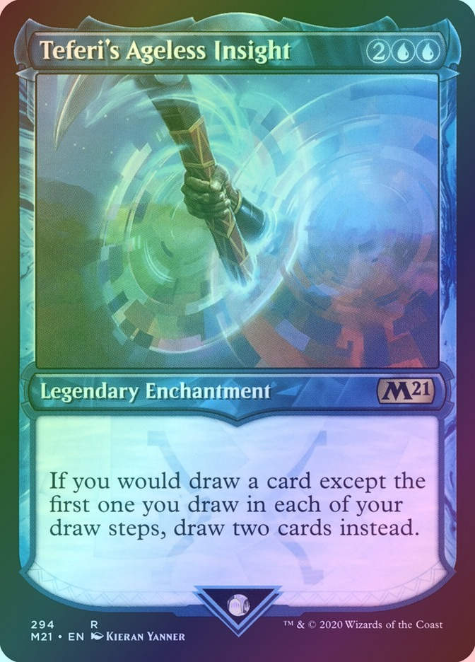 Teferi's Ageless Insight (M21) (294) / Showcase / Foil