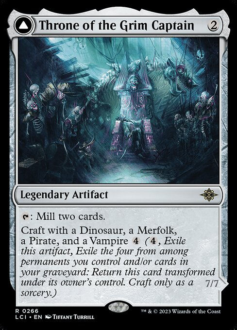 Throne of the Grim Captain // The Grim Captain (lci) — cara 1 de 2