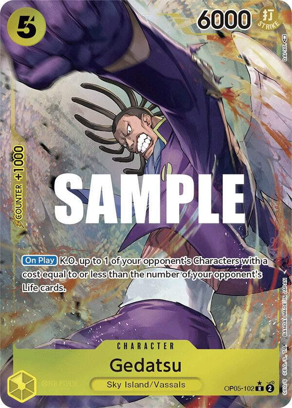 Gedatsu (Alternate Art) (OP05-102) / Foil