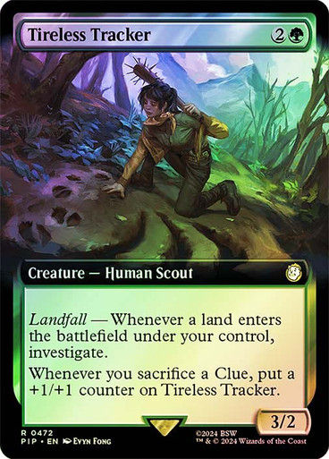 Tireless Tracker (pip) (472) / Extended Art Foil