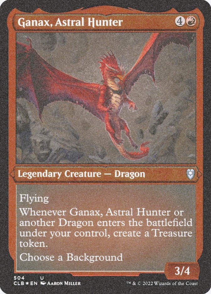 Ganax, Astral Hunter (CLB) (504) / Foil Etched