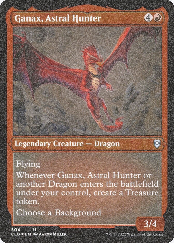 Ganax, Astral Hunter (CLB) (504) / Foil Etched
