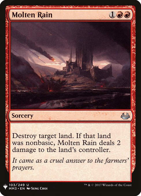 Molten Rain (PLST) (MM3-103)