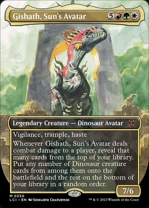 Gishath, Sun's Avatar (lci) / Borderless