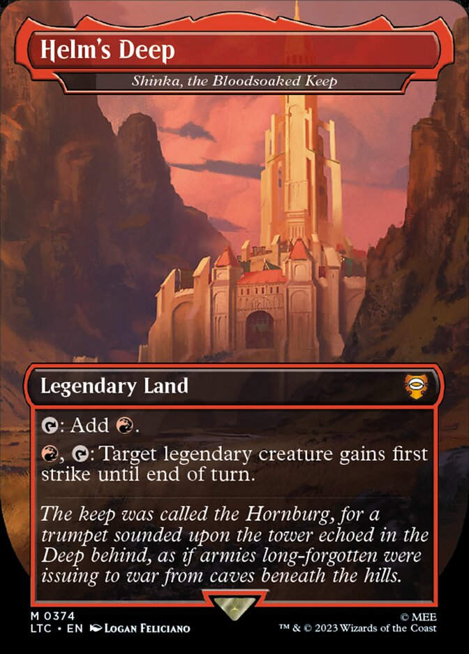 Shinka, the Bloodsoaked Keep (LTC) (374) / Borderless