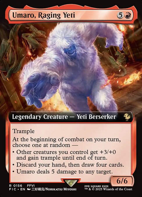 Umaro, Raging Yeti (FIC) (156) / Extended Art