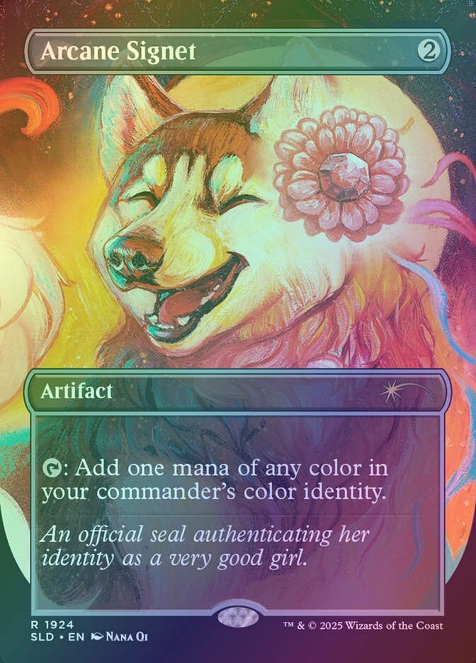 Arcane Signet (SLD) (1924) / Borderless / Foil