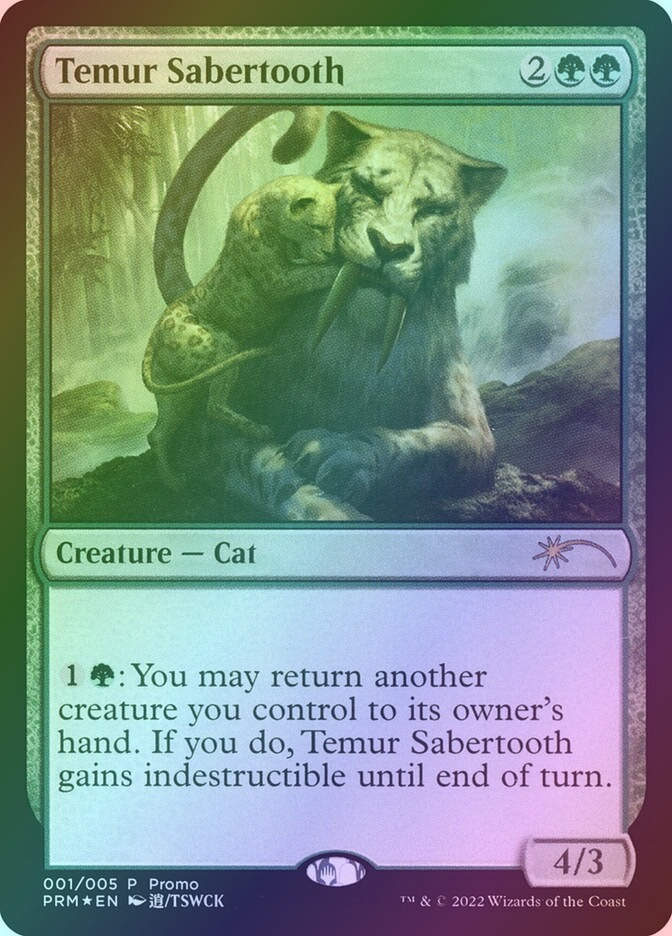 Temur Sabertooth (PL22) (1) / Foil
