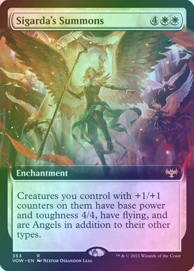 Sigarda's Summons (VOW) (353) / Extended Art / Foil