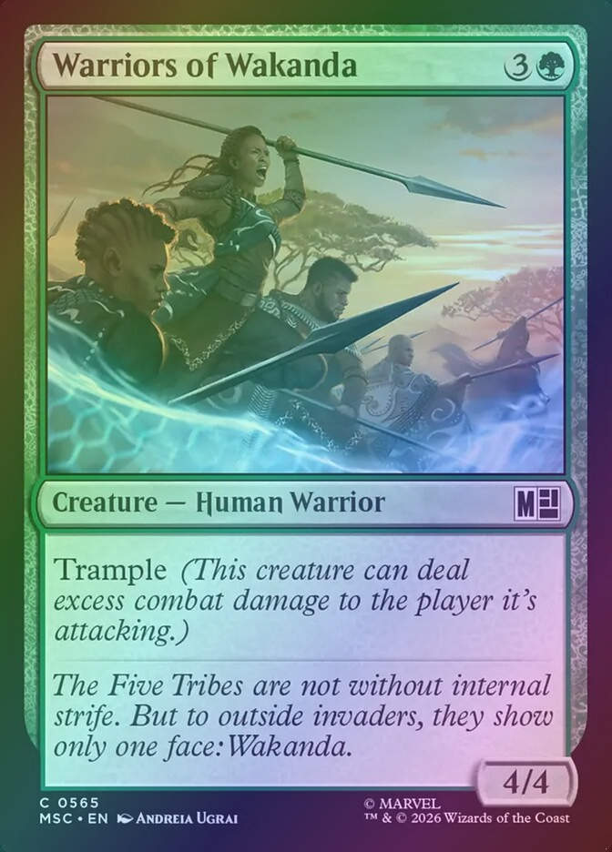 Warriors of Wakanda (MSC) (565) / Foil