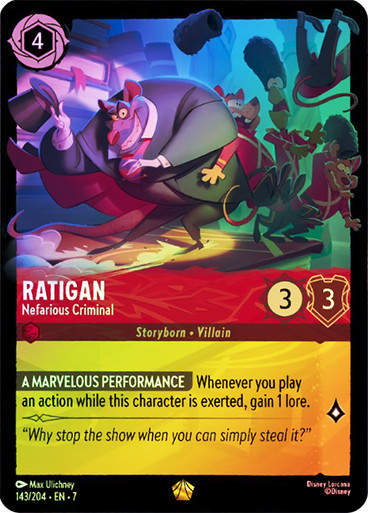 Ratigan - Nefarious Criminal (LOR_ARC) / Foil