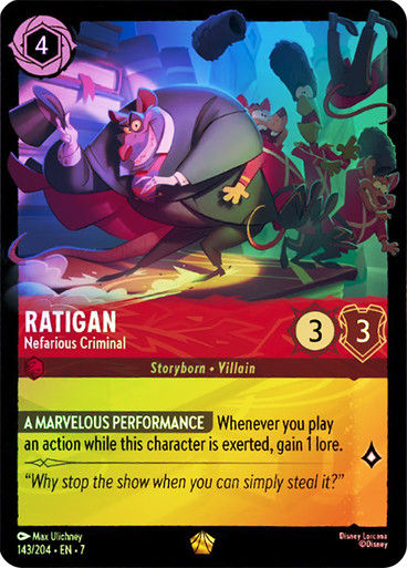 Ratigan - Nefarious Criminal (LOR_ARC) / Foil