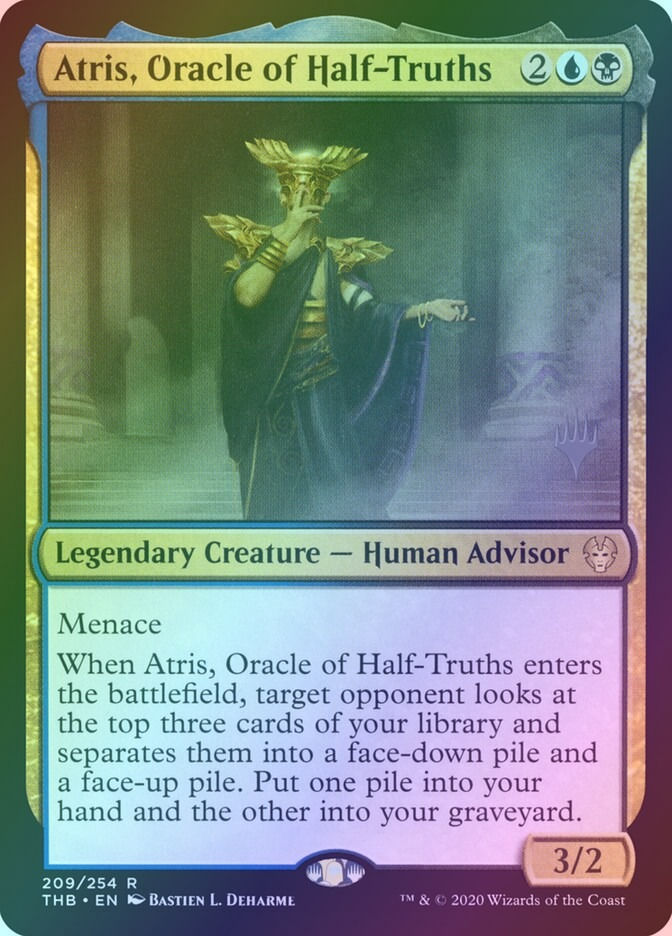 Atris, Oracle of Half-Truths (PTHB) (209p) / Foil