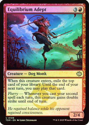 Equilibrium Adept (TDM) (106) / Foil