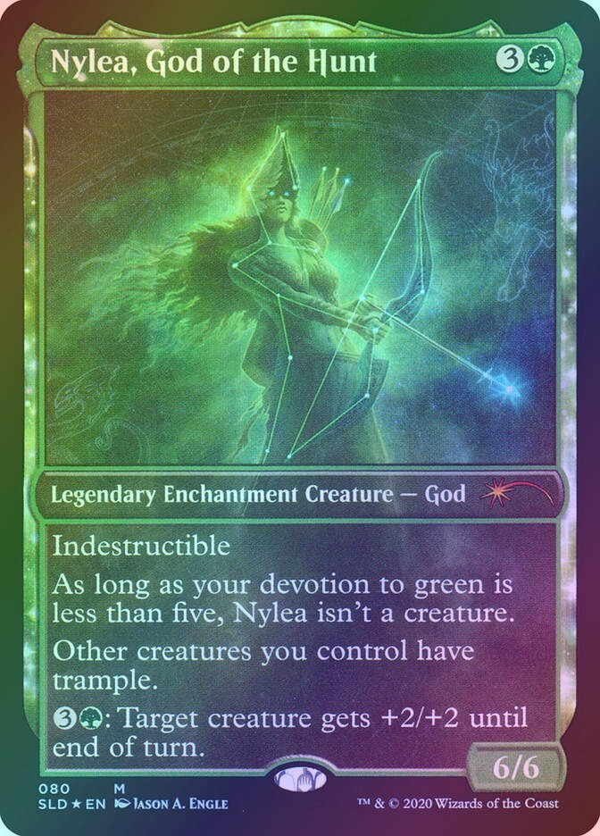 Nylea, God of the Hunt (SLD) (80) / Showcase / Foil