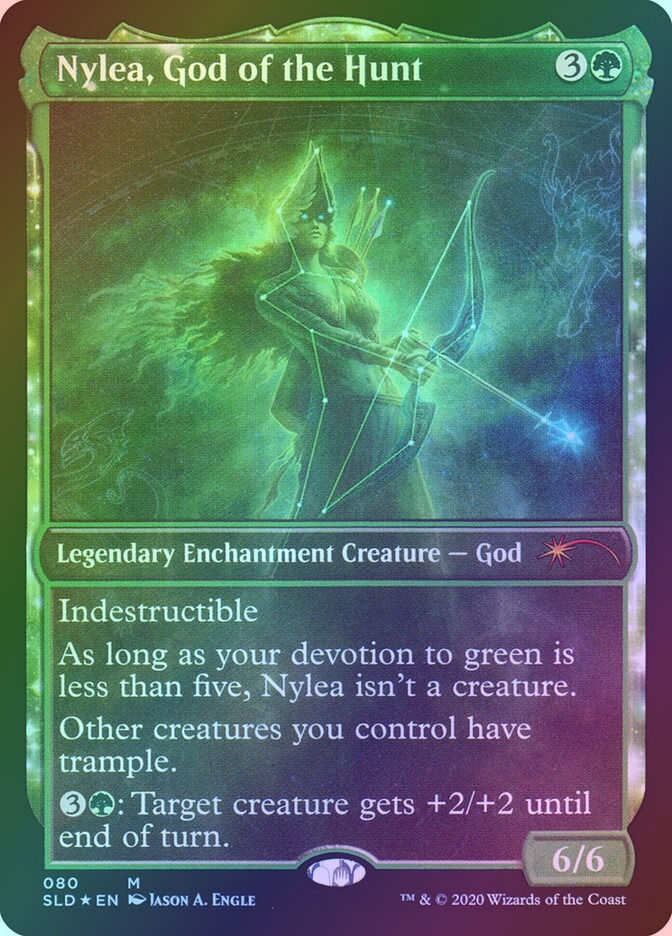 Nylea, God of the Hunt (SLD) (80) / Showcase / Foil