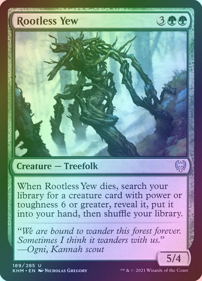 Rootless Yew (KHM) (189) / Foil