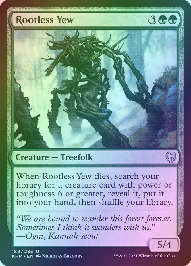 Rootless Yew (KHM) (189) / Foil