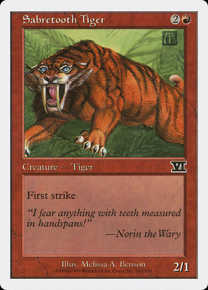 Sabretooth Tiger (6ED) (203)