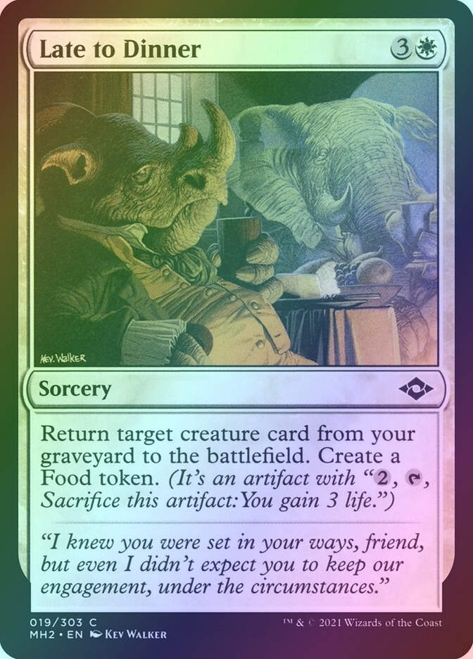 Late to Dinner (MH2) (19) / Foil