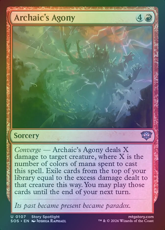 Archaic's Agony (SOS) (107) / Foil