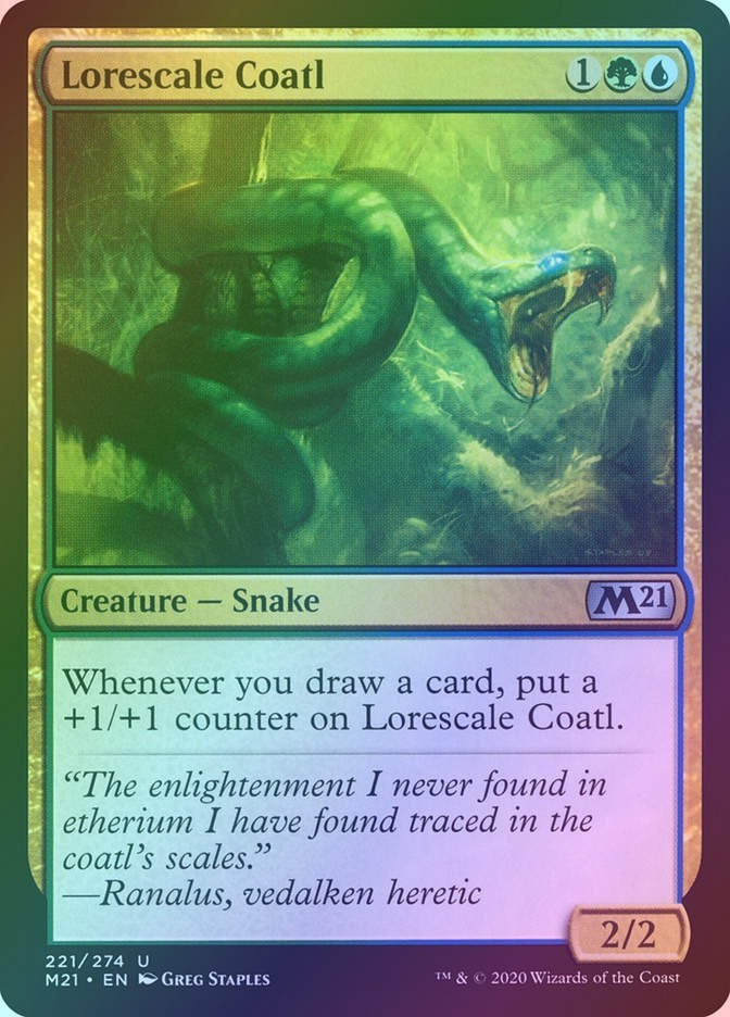 Lorescale Coatl (M21) (221) / Foil
